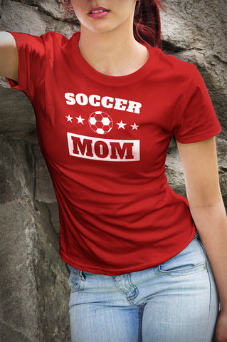 Soccer Mom Women's short sleeve t-shirt (White Print on Dark Colors) - 2cooldesigns