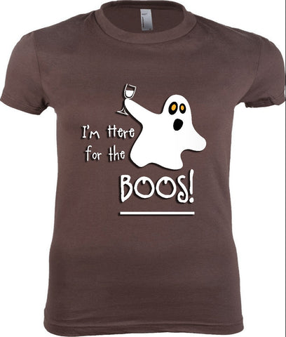 Women's - I'm Here For The Boos Tshirt, American Apparel Women's Tshirt - 2cooldesigns