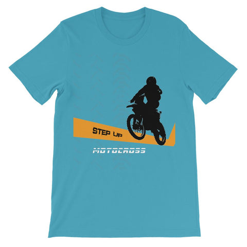 Motocross Orange and Black Kids TShirt - 2cooldesigns