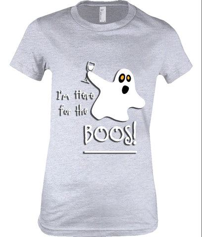 Women's - I'm Here For The Boos Tshirt, American Apparel Women's Tshirt - 2cooldesigns