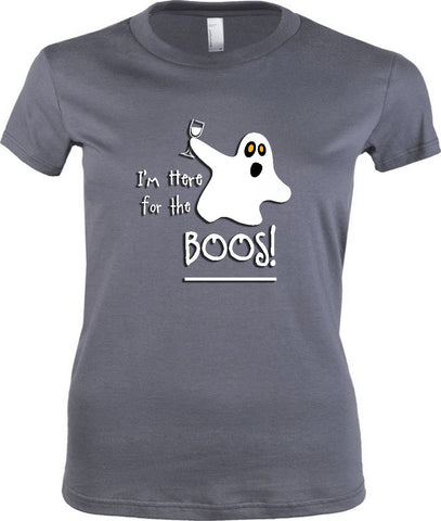 Women's - I'm Here For The Boos Tshirt, American Apparel Women's Tshirt - 2cooldesigns