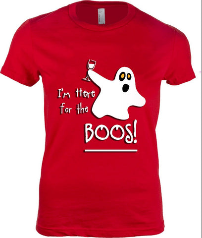 Women's - I'm Here For The Boos Tshirt, American Apparel Women's Tshirt - 2cooldesigns