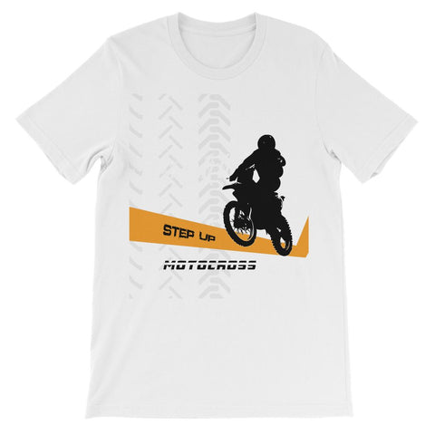 Motocross Orange and Black Kids TShirt - 2cooldesigns
