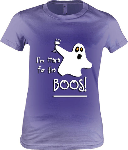 Women's - I'm Here For The Boos Tshirt, American Apparel Women's Tshirt - 2cooldesigns