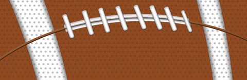 Football Theme Window Curtain - 2cooldesigns