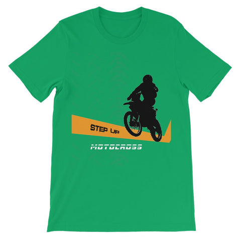 Motocross Orange and Black Kids TShirt - 2cooldesigns