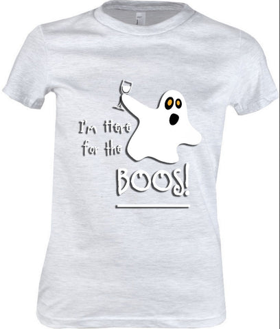 Women's - I'm Here For The Boos Tshirt, American Apparel Women's Tshirt - 2cooldesigns
