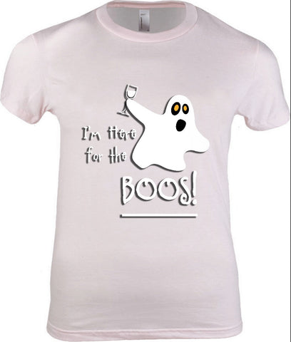 Women's - I'm Here For The Boos Tshirt, American Apparel Women's Tshirt - 2cooldesigns