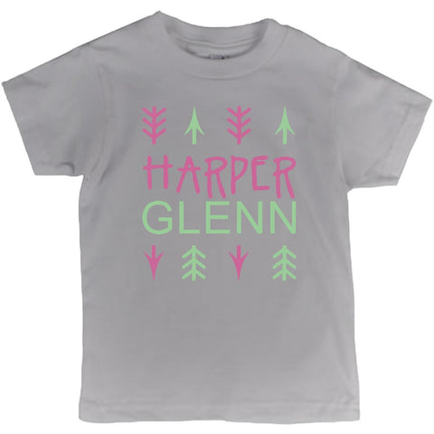 Arrows and Name, Monogram Toddler Tshirt - 2cooldesigns