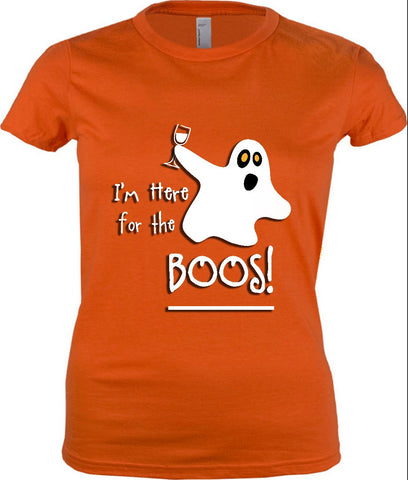 Women's - I'm Here For The Boos Tshirt, American Apparel Women's Tshirt - 2cooldesigns