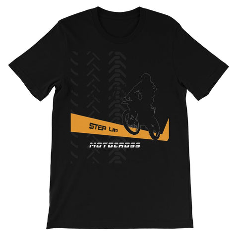 Motocross Orange and Black Kids TShirt - 2cooldesigns