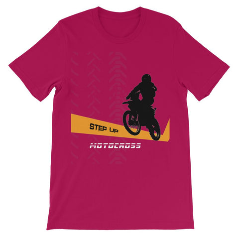 Motocross Orange and Black Kids TShirt - 2cooldesigns