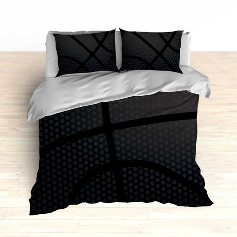 Black Basketball Bedding - 2cooldesigns