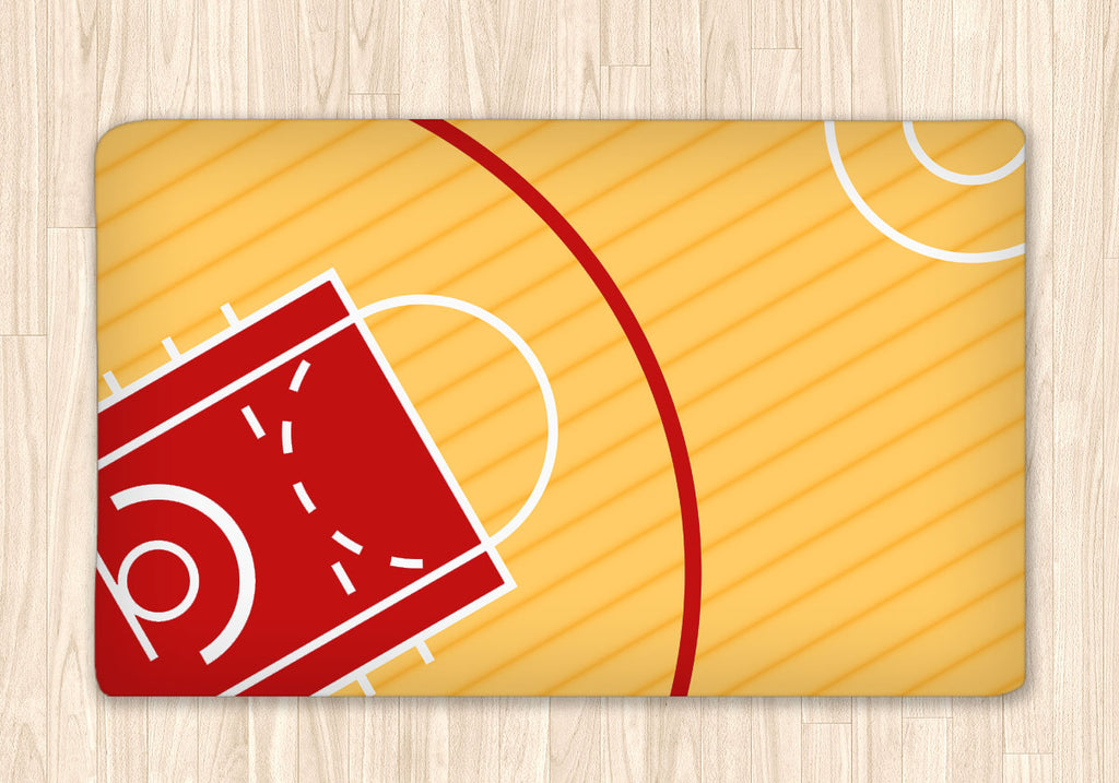 Custom Basketball Fuzzy Area Rug, Personalized - 2cooldesigns