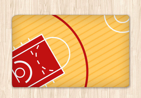 Custom Basketball Fuzzy Area Rug, Personalized - 2cooldesigns