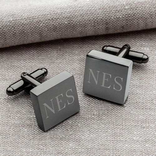 Gunmetal Square Cufflinks - 2cooldesigns