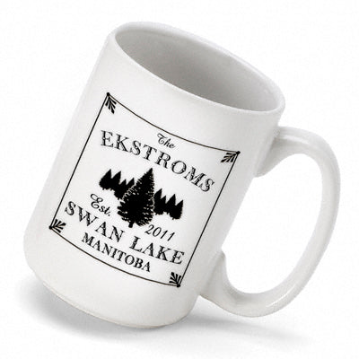 Cabin Series Coffee Mug - Spruce - 2cooldesigns
