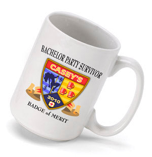 Personalized Bachelor Party Suvivor Coffee Mug - 2cooldesigns