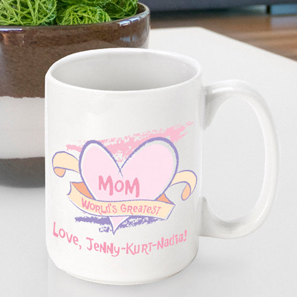 Mother's Day Coffee Mug - World's Greatest Mom - 2cooldesigns