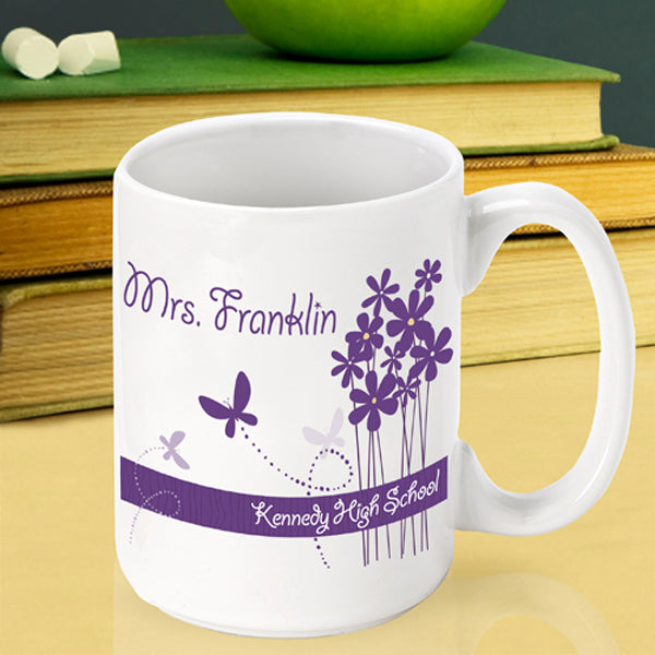Teacher Coffee Mug - Bloomin' Butterfly - 2cooldesigns