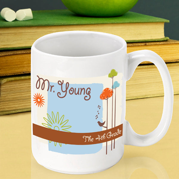 Teacher Coffee Mug - Nature's Song - 2cooldesigns