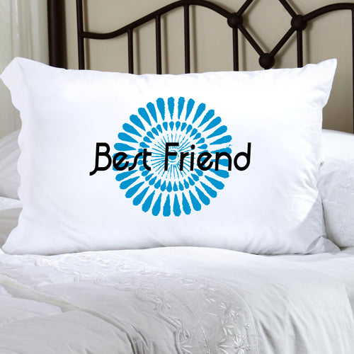 Felicity Bouncy Bouquet Pillow Case - Blue BB2 - 2cooldesigns