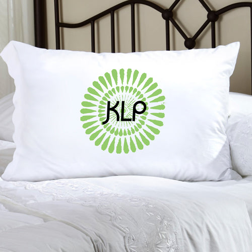 Felicity Bouncy Bouquet Pillow Case - Green BB4 - 2cooldesigns