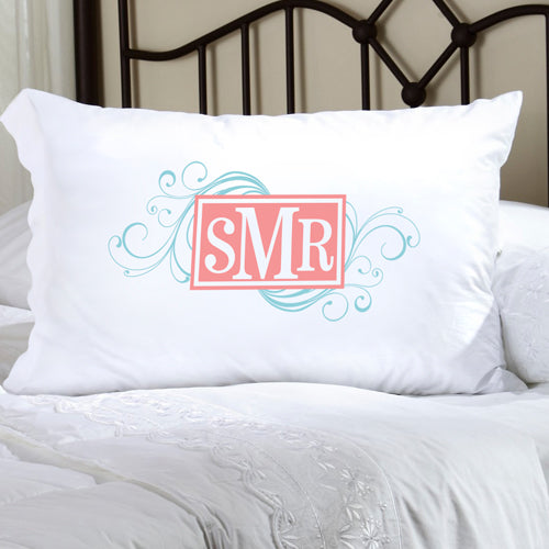 Felicity Cheerful Monogram Pillow Case - CM 2 - 2cooldesigns
