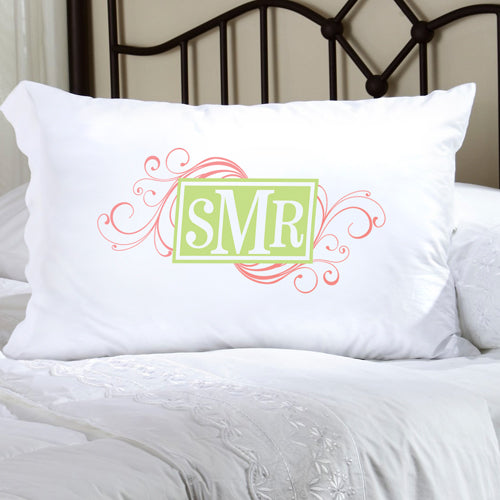 Felicity Cheerful Monogram Pillow Case - CM 3 - 2cooldesigns