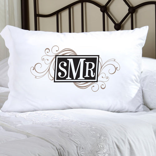 Felicity Cheerful Monogram Pillow Case - CM 6 - 2cooldesigns