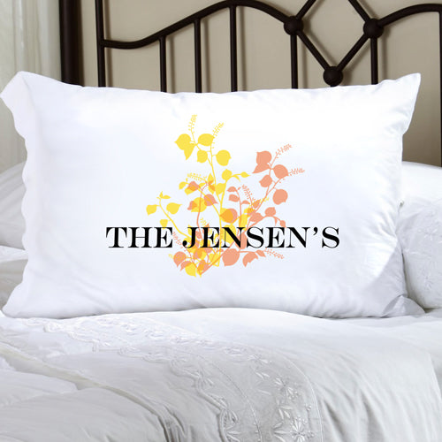 Felicity Graceful Nature Pillow Case - Yellow/Pink - 2cooldesigns