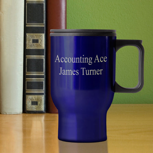 Travel Mug - Blue - 2cooldesigns