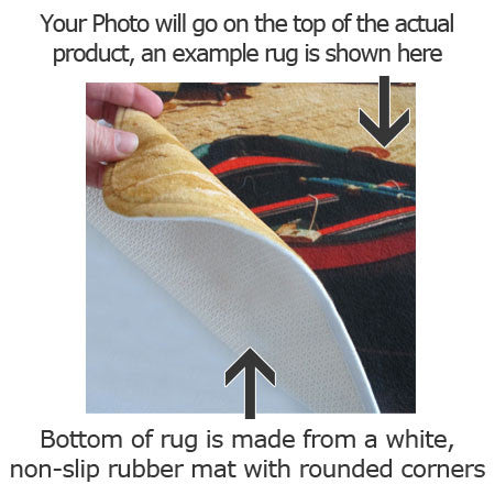 Custom Nautical Area Rug Fuzzy, Personalized Area Rugs and Mats - 2cooldesigns