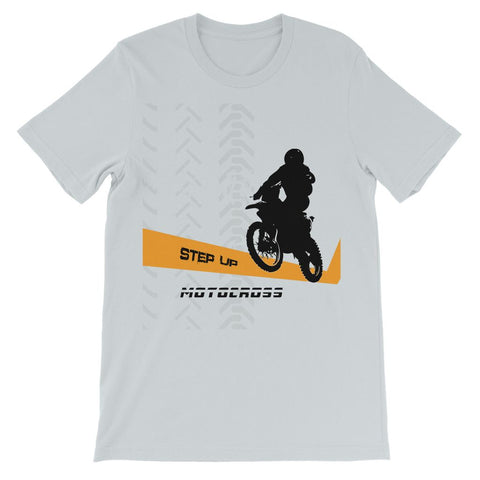 Motocross Orange and Black Kids TShirt - 2cooldesigns