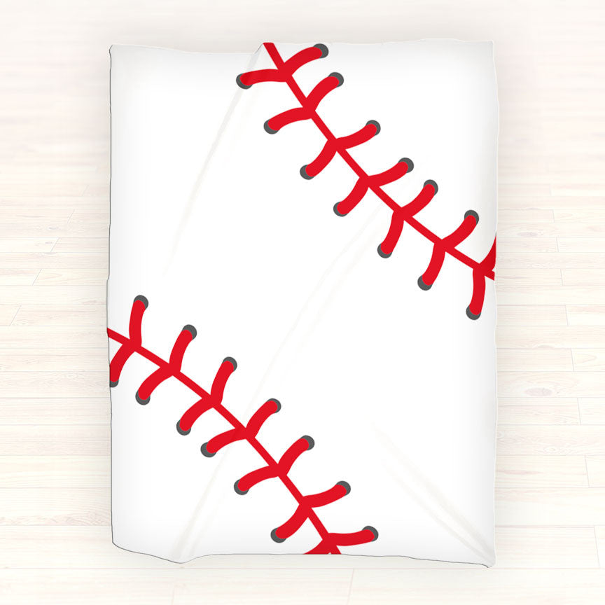 Baseball Personalized Fleece Blanket Throw - Personalized Baseball Blanket - Gift Idea - 2cooldesigns