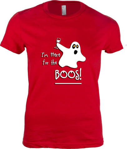 Women's - I'm Here For The Boos Tshirt, American Apparel Women's Tshirt - 2cooldesigns