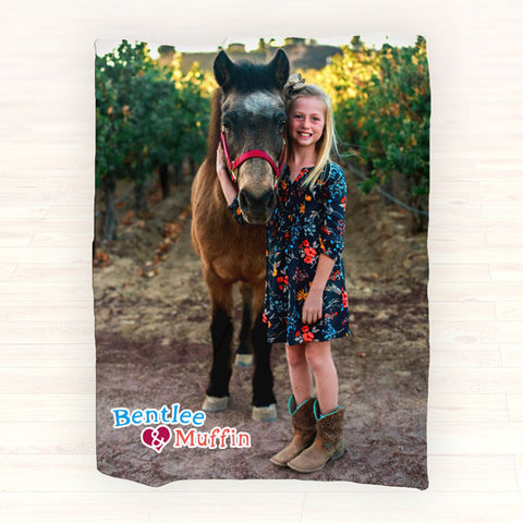 Photo Fleece Blanket - Personalized Picture Blanket, Personalized Throw Blanket - Gift Ideas - 2cooldesigns