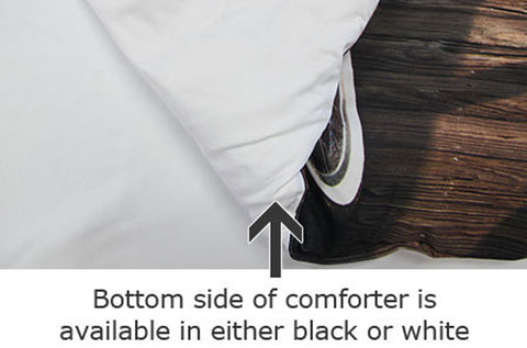 Personalized Hockey Bedding, Green and Purple, Custom Duvet or Comforter Sets for Hockey Themed Bedroom - 2cooldesigns