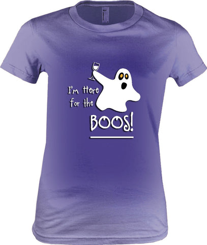 Women's - I'm Here For The Boos Tshirt, American Apparel Women's Tshirt - 2cooldesigns