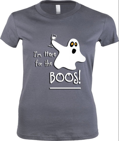 Women's - I'm Here For The Boos Tshirt, American Apparel Women's Tshirt - 2cooldesigns