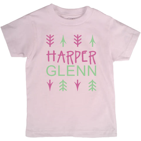 Arrows and Name, Monogram Toddler Tshirt - 2cooldesigns