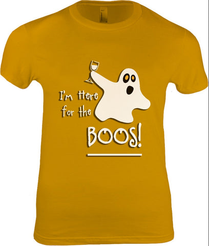 Women's - I'm Here For The Boos Tshirt, American Apparel Women's Tshirt - 2cooldesigns