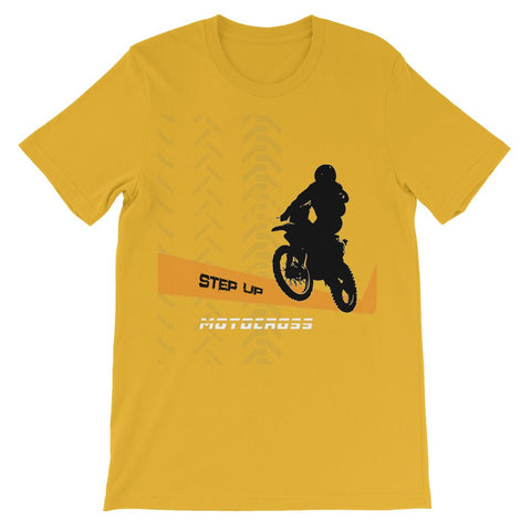 Motocross Orange and Black Kids TShirt - 2cooldesigns