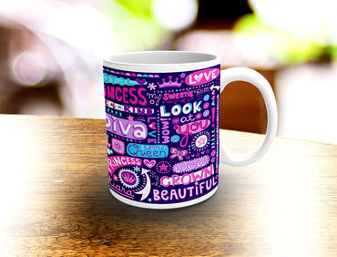 Valentine, Princess, Diva, Love Coffee Mug 11oz or 15oz - 2cooldesigns
