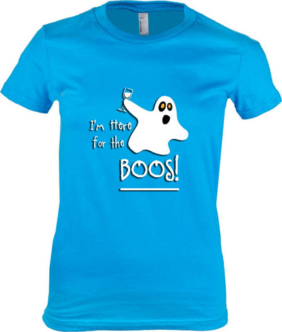 Women's - I'm Here For The Boos Tshirt, American Apparel Women's Tshirt - 2cooldesigns