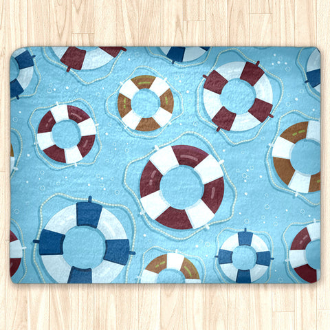 Custom Life Preservers Area Rug Fuzzy, Personalized Area Rugs and Mats, for Room and Nursery - 2cooldesigns