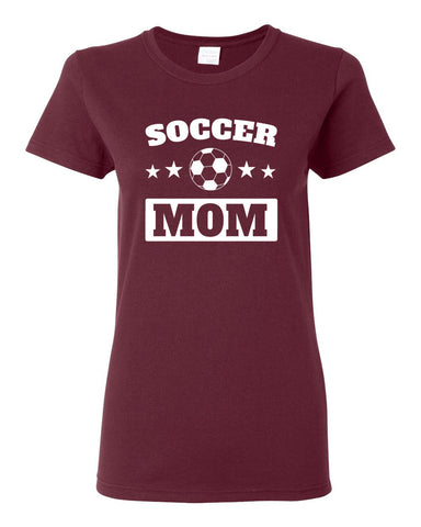 Soccer Mom Women's short sleeve t-shirt (White Print on Dark Colors) - 2cooldesigns