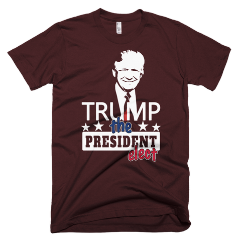 TRUMP, The President Elect, Short sleeve men's t-shirt, Dark Colors - 2cooldesigns