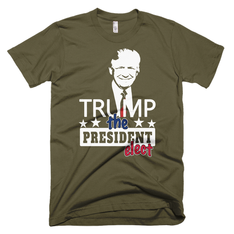 TRUMP, The President Elect, Short sleeve men's t-shirt, Dark Colors - 2cooldesigns