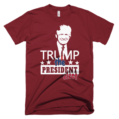 TRUMP, The President Elect, Short sleeve men's t-shirt, Dark Colors - 2cooldesigns